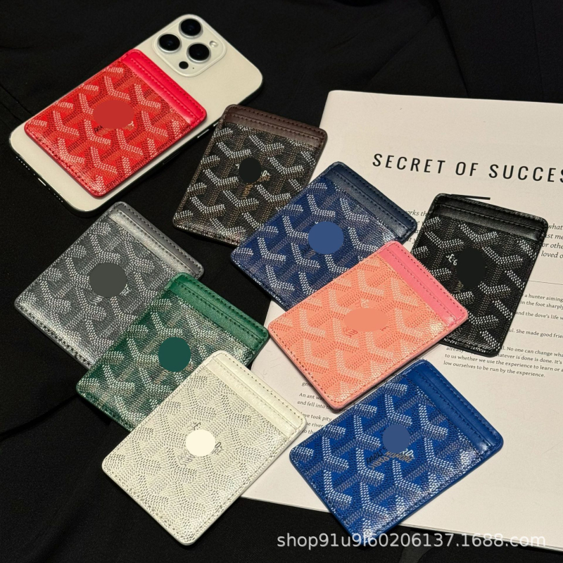 Magnetski držač kartica, ultra-tanka PU kožna futrola, geometrijski uzorak, unisex, proljeće 2025