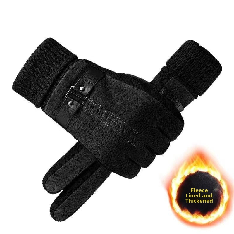 Žieminės pirštinės dviratininkams ir motociklininkams – vėjo atsparios, šiltos su fleece įdėklu, medvilnės audinys, Ice Silk audinys, Flip cover stilius, jautrūs prisilietimui ekranui.