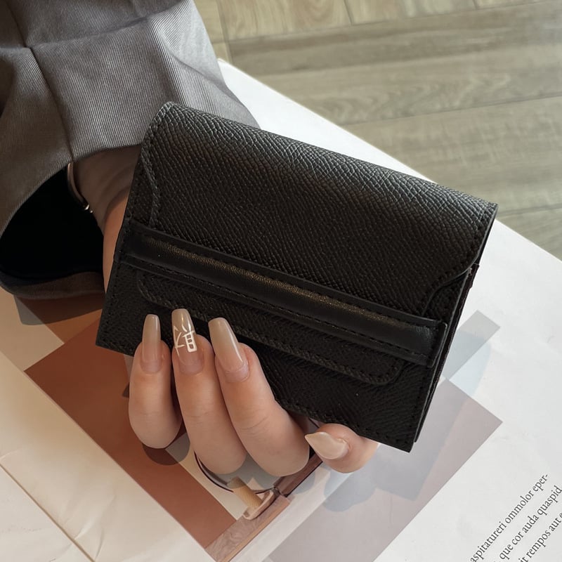 Valódi bőr női kártyatartó, két rétegű marhabőrből, nagy kapacitás, több kártya rekesz, minimalist pénztárca, 2024 ősz