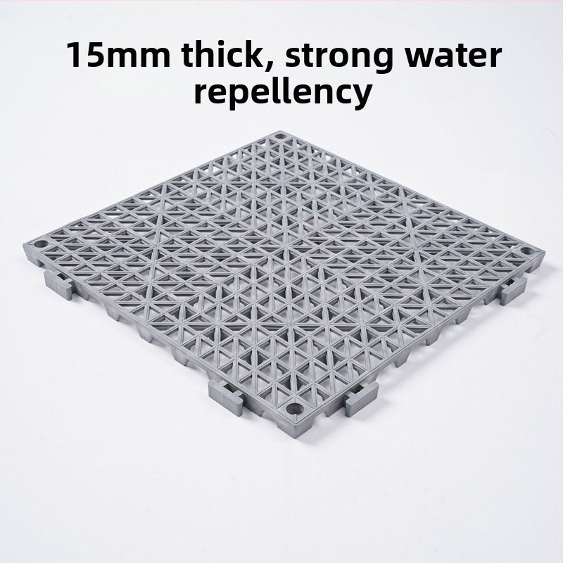 PVC антиплъзгаща подложка за баня и кухня, квадратна шарка, миеща се