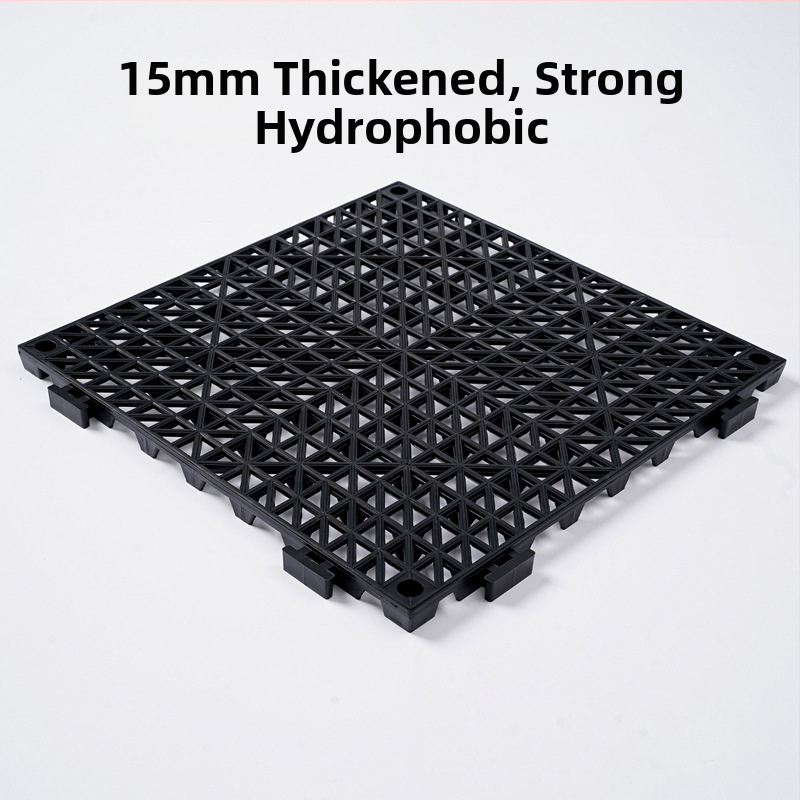 PVC антиплъзгаща подложка за баня и кухня, квадратна шарка, миеща се