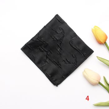 Vīriešu kabatas dvielis, retro džakarda poliesters, svītru raksts, poliestera oderde