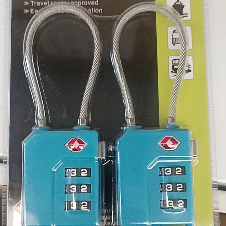 TSA21100 PC пластмасов заключващ код за багаж – тип: код за митнически контрол, 3–4 мм дебелина на заключващия прът, модерен стил