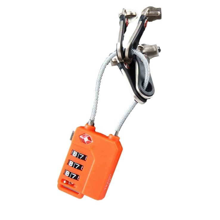 TSA21100 PC пластмасов заключващ код за багаж – тип: код за митнически контрол, 3–4 мм дебелина на заключващия прът, модерен стил