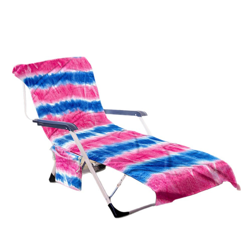 Плажен комплект за шезлонг: покривало от ултра-фина влакна, бързосъхнеща плажна кърпа и дебела лежаща подложка