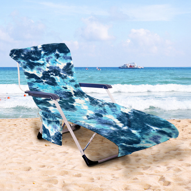 Плажен комплект за шезлонг: покривало от ултра-фина влакна, бързосъхнеща плажна кърпа и дебела лежаща подложка