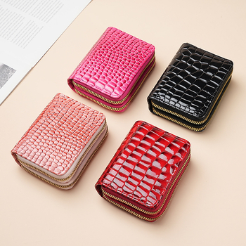 PU kártyatartó pénztárca dupla cipzárral, kártyaorganizátor és érme zsebbel — 82 g, városi minimalist stílus, szintetikus bőr belső bélés