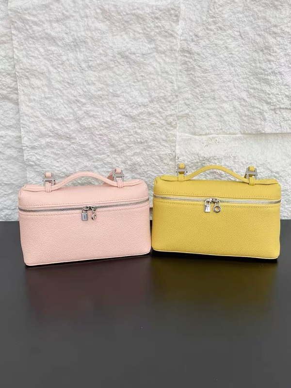 LP19 torba od prvog sloja kože, box torba, gradski minimalistički stil, jastučić-oblika, zatvaranje zipom, jedan ramenski remen