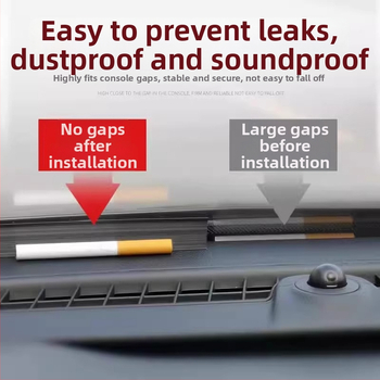 Guminė tarpinė sandarinimo juosta Xpeng centriniam valdymo paneliui, silikono medžiaga, modelis Xpeng central control sealing strip