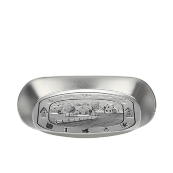 Плодова чиния с лодковидна форма, ретро метална тава в европейски стил на открито — Senye lotto, лятото на 2021 г.