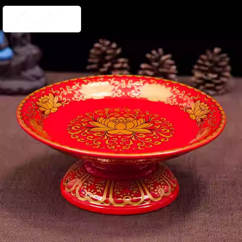 Keraminė dovanojimo plokštelė namų naudojimui, pritaikymas prieinamas, spalvoto dengimo paviršius, paprastas ir šiuolaikiškas stilius, Fengyunfei prekės ženklas