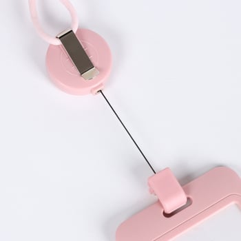 QORI plastična kartična futrola s izvlačnim naramenjem – tvrdi kućište, za kartice kampusa i kartice za obrok, poslovni/uredski stil