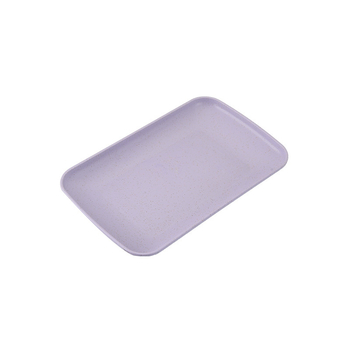 Búzaszalmából készült téglalap alakú tál – nordikus stílus, logónyomás, testreszabható