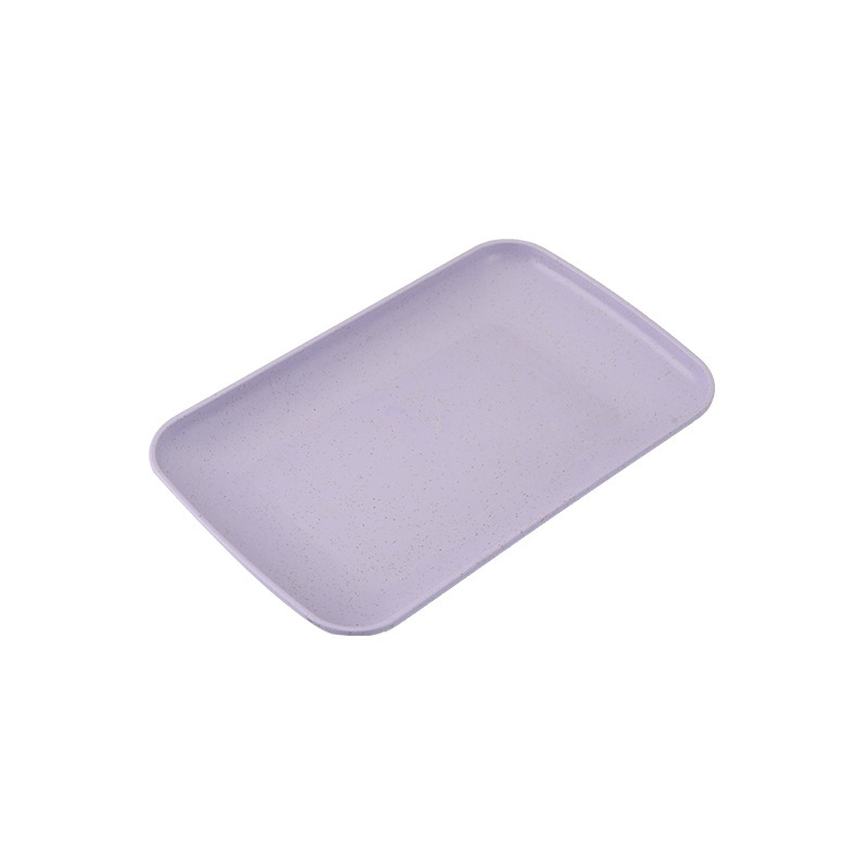 Búzaszalmából készült téglalap alakú tál – nordikus stílus, logónyomás, testreszabható