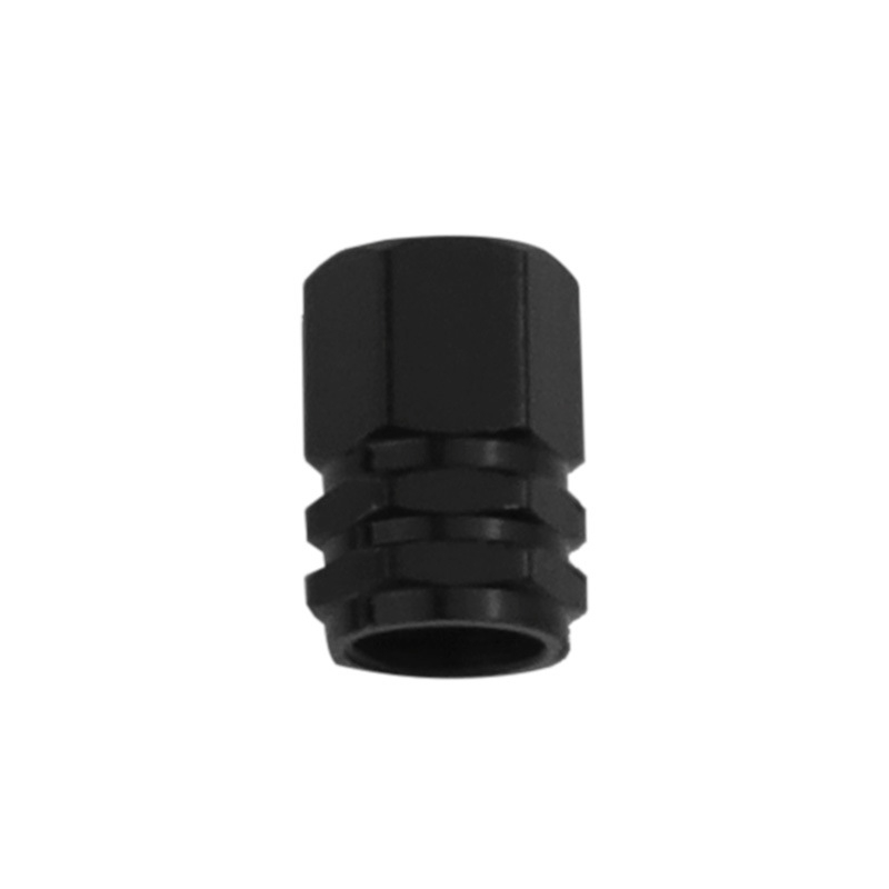 Alumīnija sakausējuma sešstūra ventila vāciņš auto riepām – putekļu necaurlaidība un gaisa noplūdes aizsardzība, saderīgs ar Schrader ventilu