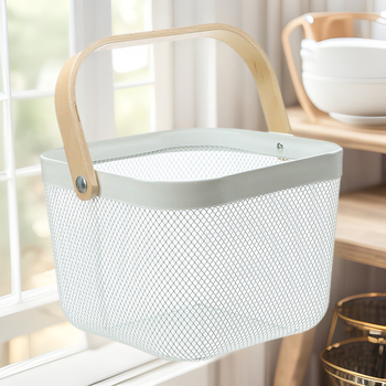 Rozsdamentes acél szárítókosár zöldségek és gyümölcsök számára – konyhai tároló, modern minimalist dizájn