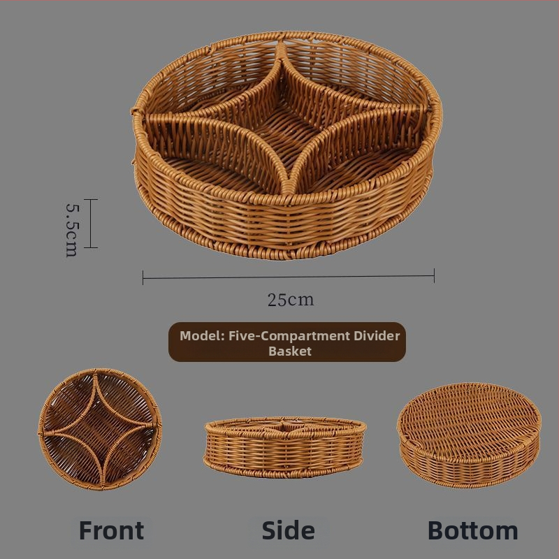 Plastična podijeljena pladnja za Hot Pot i roštilj, kineski stil, premium kvaliteta