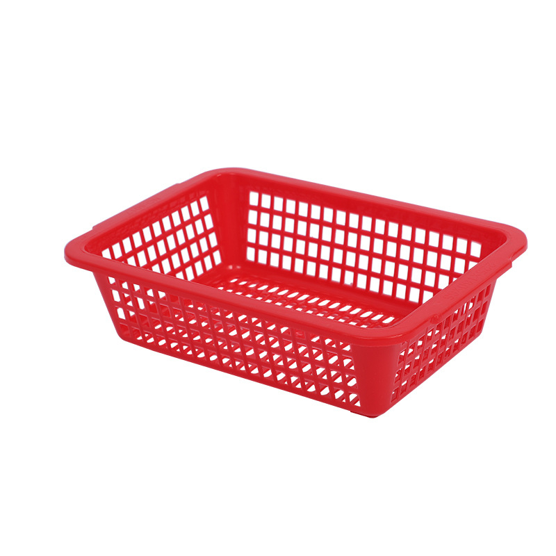 Pravouhlý plastový skladovací kôš s odtokom – Materiál: PP; Použitie: ovocie, zelenina, knihy a časopisy, oblečenie; Modely: 6011–6017