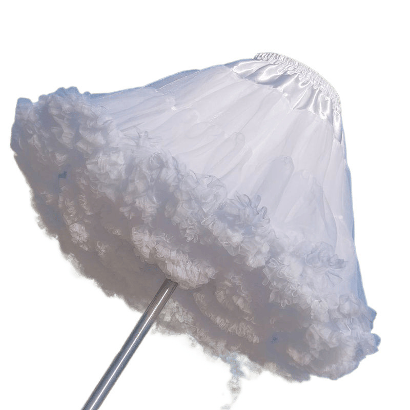 Lolita pántos szoknya bustle-stílussal, három acél gyűrű, kétszintes fonal, felnőttek, tavasz 2022