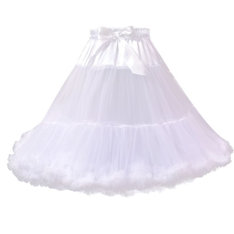 Lolita pántos szoknya bustle-stílussal, három acél gyűrű, kétszintes fonal, felnőttek, tavasz 2022