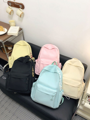 Ruksak za studentice u stilu urbane mode – Oxford tkanina, ljeto 2025, podstava poliester, zatvaranje zip