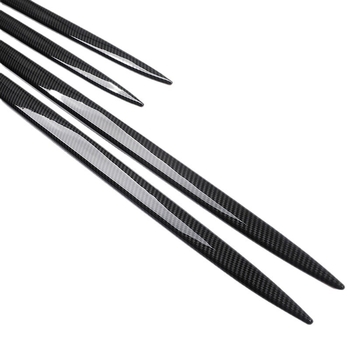 Autóajtó lökhárító szalag elektroplatt krómozott díszítőcsíkkal, univerzális oldalsó sáv (ABS anyag; modell 5088; minden modellhez illeszkedik)