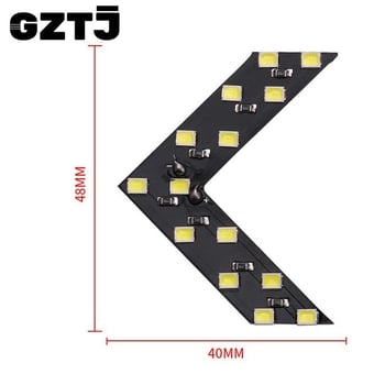 LED стрелкова светлина за огледало на автомобил/мотоциклет – мигачна светлина (283514SMD) 12V 2.8W 6500–7000K