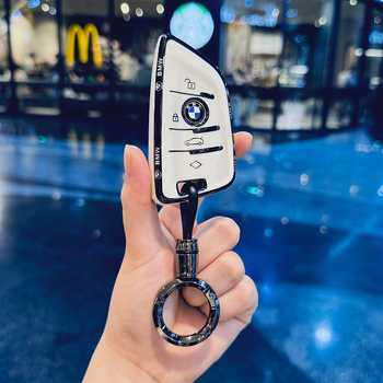 BMW TPU husă de cheie pentru seria 5 – husă protecție cu cataramă, personalizabilă
