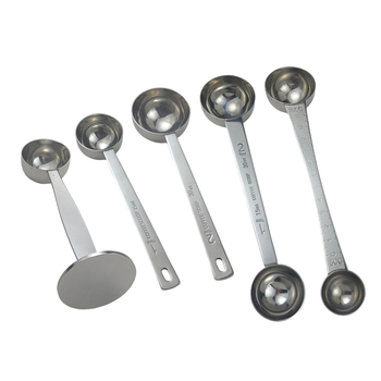 Zemeijia rozsdamentes acél hosszú nyelű mérőkanál graduációkkal