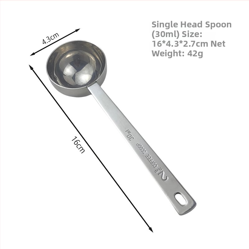 Zemeijia rozsdamentes acél hosszú nyelű mérőkanál graduációkkal