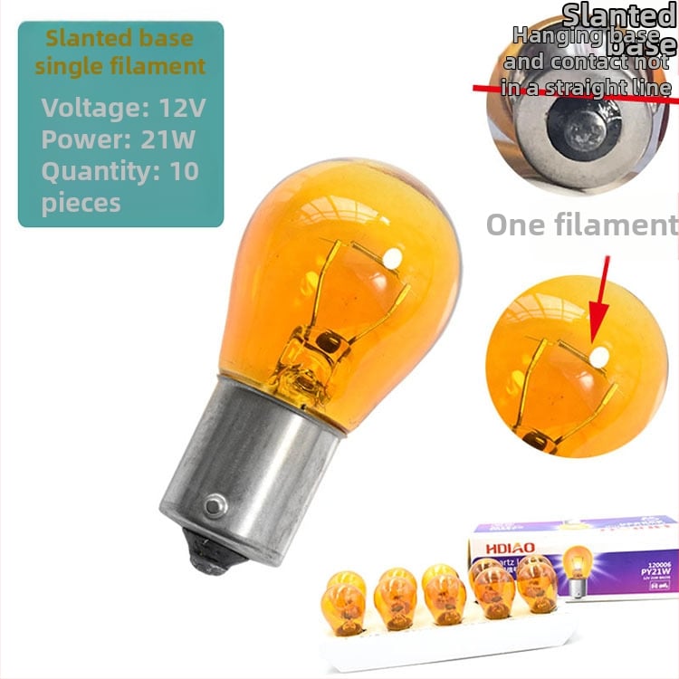12V automobilių signalo lemputė – halogeninė, 21W, aukšto padėties stabdžių žibintas, tinkama sunkvežimiams