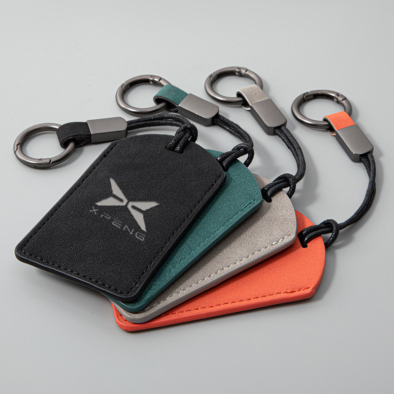 Acoperire pentru card cheia Xiaopeng pentru P7/G9/P7i/G6 — velur, stil simplu, branding personalizabil