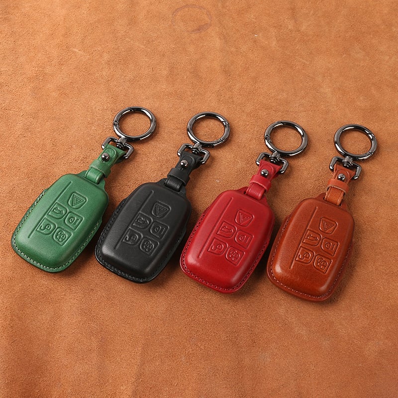 Unicorn Car Key Case din piele pentru Land Rover – husă de cheie din piele de vită pentru Range Rover Sport, Velar, Evoque și Jaguar