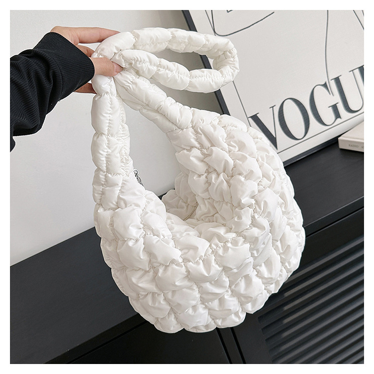 MMY Dumpling torba – Oxford materijal, crossbody s zipom, unutarnja džep sa zipom, jedna naramenica, gradski stil jednostavnosti