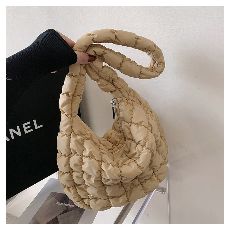 MMY Dumpling torba – Oxford materijal, crossbody s zipom, unutarnja džep sa zipom, jedna naramenica, gradski stil jednostavnosti