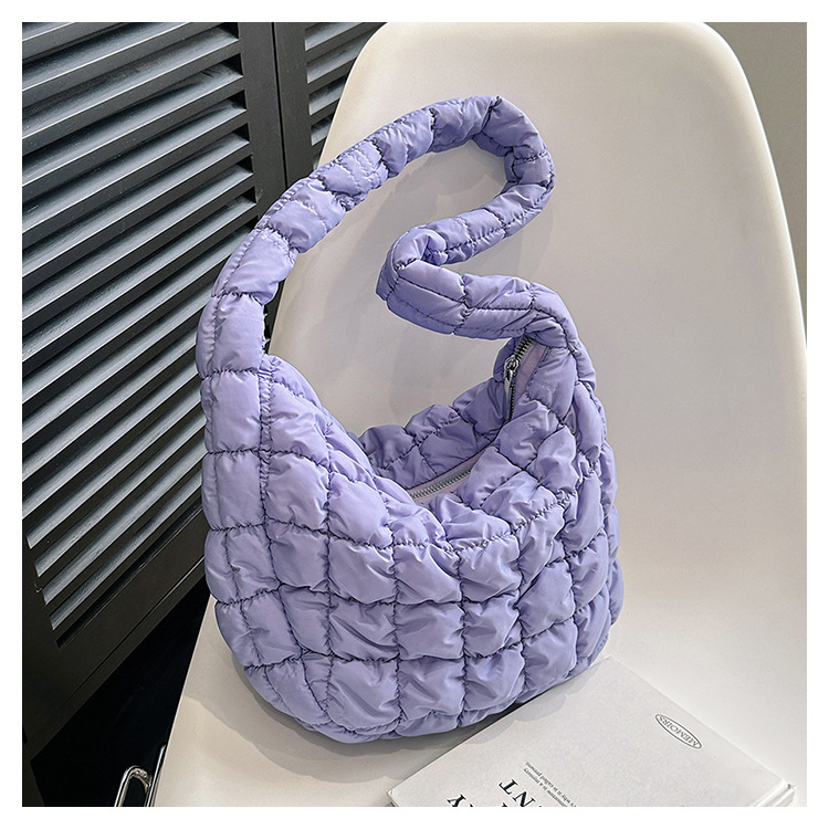 MMY Dumpling torba – Oxford materijal, crossbody s zipom, unutarnja džep sa zipom, jedna naramenica, gradski stil jednostavnosti