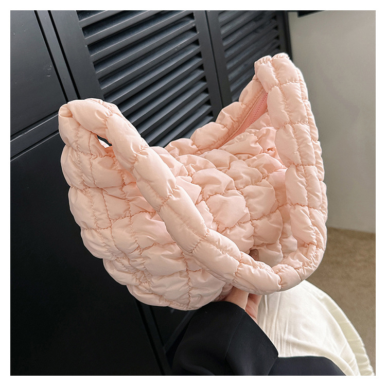 MMY Dumpling torba – Oxford materijal, crossbody s zipom, unutarnja džep sa zipom, jedna naramenica, gradski stil jednostavnosti