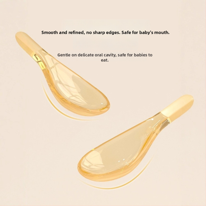 Baba etetőkanál tejhez és vízhez — speciális kanál rizs zabpehely és gyümölcspüré számára, testre szabható és hordozható (anyag: PP; gyerekeknek; modern minimalista stílus; logónyomtatás elérhető; testreszabás)