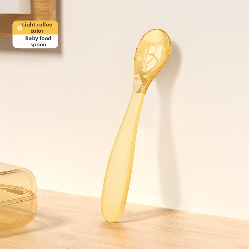 Baba etetőkanál tejhez és vízhez — speciális kanál rizs zabpehely és gyümölcspüré számára, testre szabható és hordozható (anyag: PP; gyerekeknek; modern minimalista stílus; logónyomtatás elérhető; testreszabás)