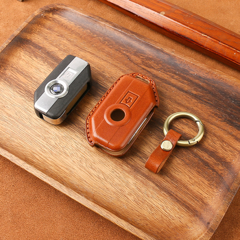 BMW мотоциклет кожен калъф за ключ (кожа, ретро стил, персонализируем, частна марка)