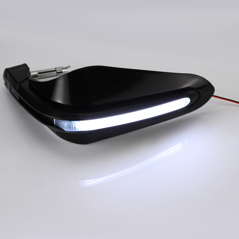 Motocikla rokas aizsardzība ar LED pagrieziena signālu, bezceļu aizsardzība (Materiāls: plastmasa; Zīmols: Astront; Stils: Knight protective gear)