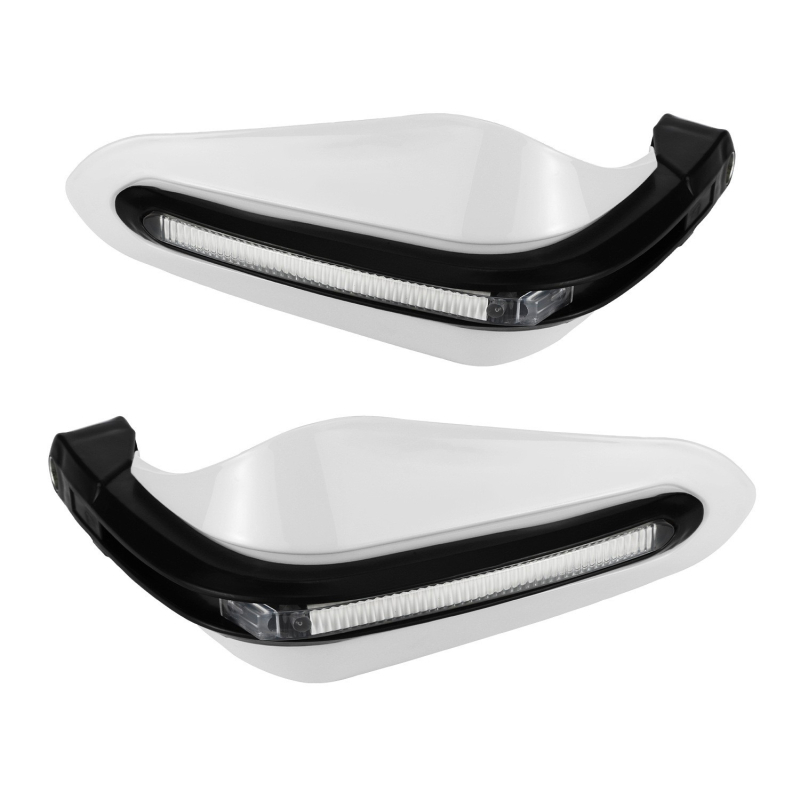 Motocikla rokas aizsardzība ar LED pagrieziena signālu, bezceļu aizsardzība (Materiāls: plastmasa; Zīmols: Astront; Stils: Knight protective gear)