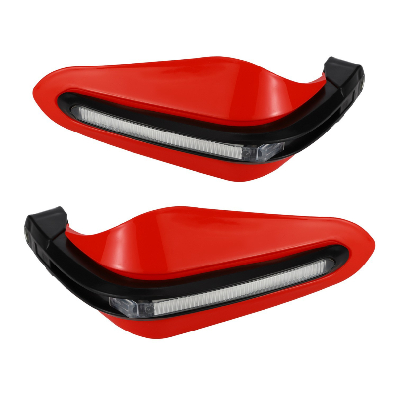 Motocikla rokas aizsardzība ar LED pagrieziena signālu, bezceļu aizsardzība (Materiāls: plastmasa; Zīmols: Astront; Stils: Knight protective gear)