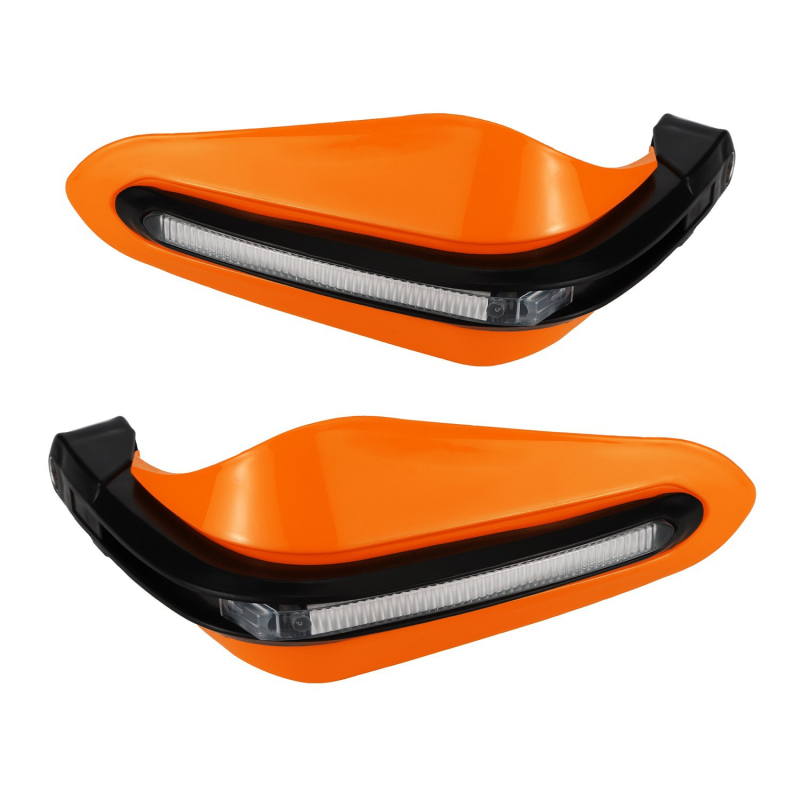 Motocikla rokas aizsardzība ar LED pagrieziena signālu, bezceļu aizsardzība (Materiāls: plastmasa; Zīmols: Astront; Stils: Knight protective gear)