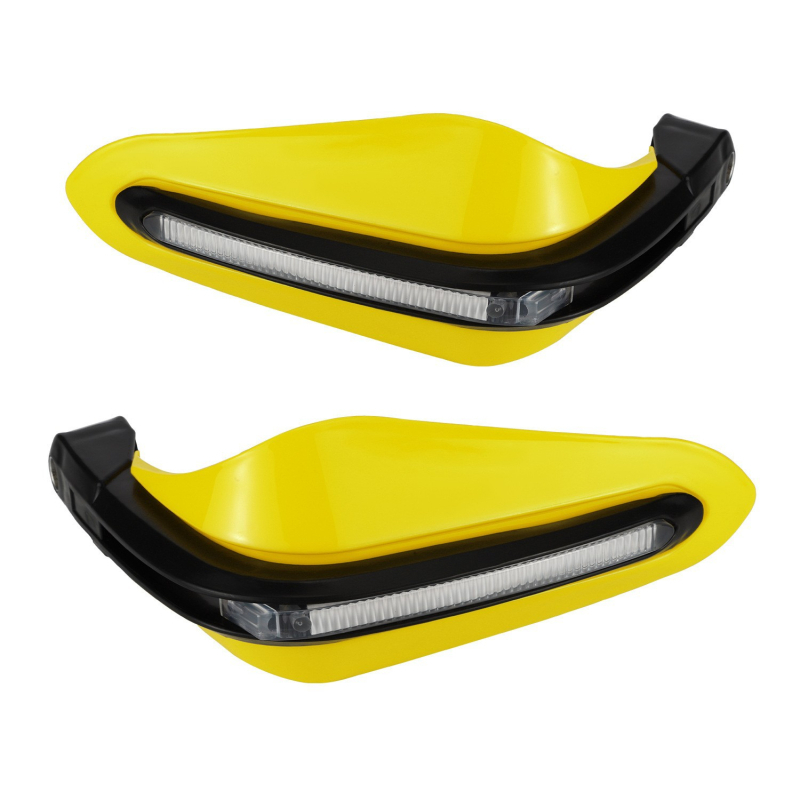 Motocikla rokas aizsardzība ar LED pagrieziena signālu, bezceļu aizsardzība (Materiāls: plastmasa; Zīmols: Astront; Stils: Knight protective gear)