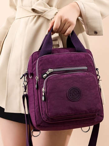 Krosbody torba za posao, velika kapaciteta, vertikalno kvadratnog oblika, Oxford materijal, zatvaranje na zatvarač, unutarnja džep sa zatvaračem, samo jedan kaiš