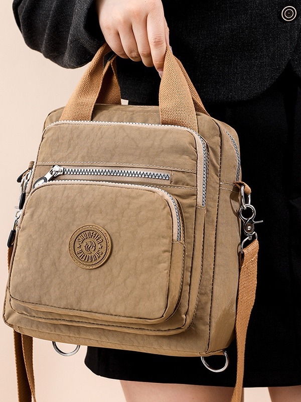 Krosbody torba za posao, velika kapaciteta, vertikalno kvadratnog oblika, Oxford materijal, zatvaranje na zatvarač, unutarnja džep sa zatvaračem, samo jedan kaiš