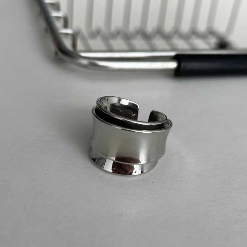 Bakreni prsten s geometrijskim oblikom, elektroplatiranje, dizajn s dvostrukim otvorom i dvostrukim slojem, za žene