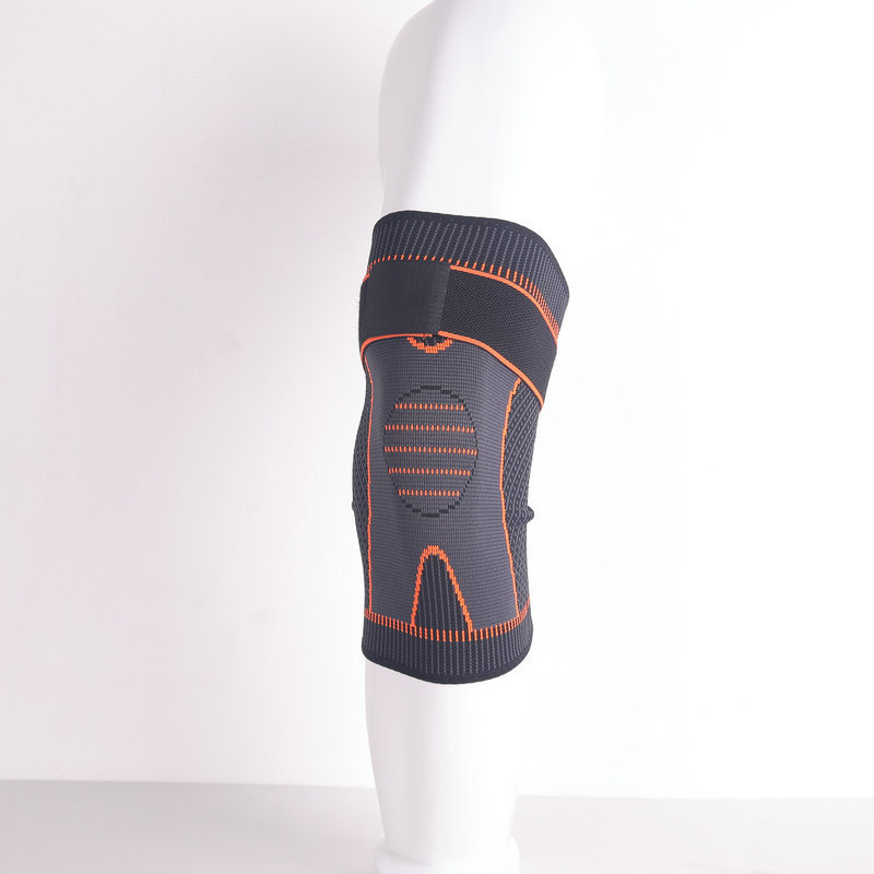 Στήριξη γονάτου με ρυθμιζόμενες λουρίδες, συμπιεστική περιτύλιξη για γυμναστική και τρέξιμο, θερμότητα και προστασία γονάτου