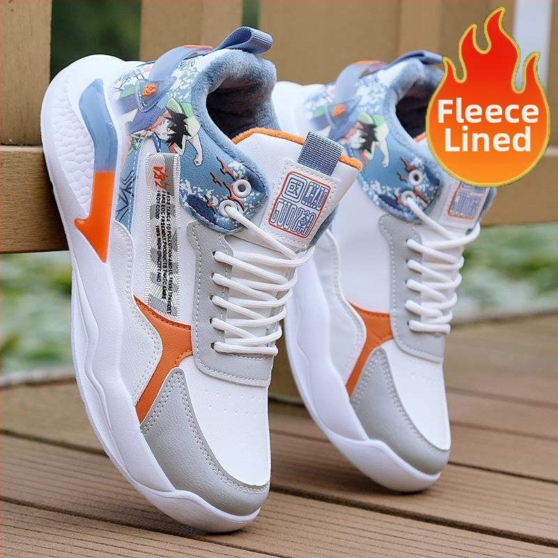 Loaferek mikroszálas bőrből készült felsőrésszel, mintázat rajzfilmfigurák és csíkok, fűzős zárású, gumitalp